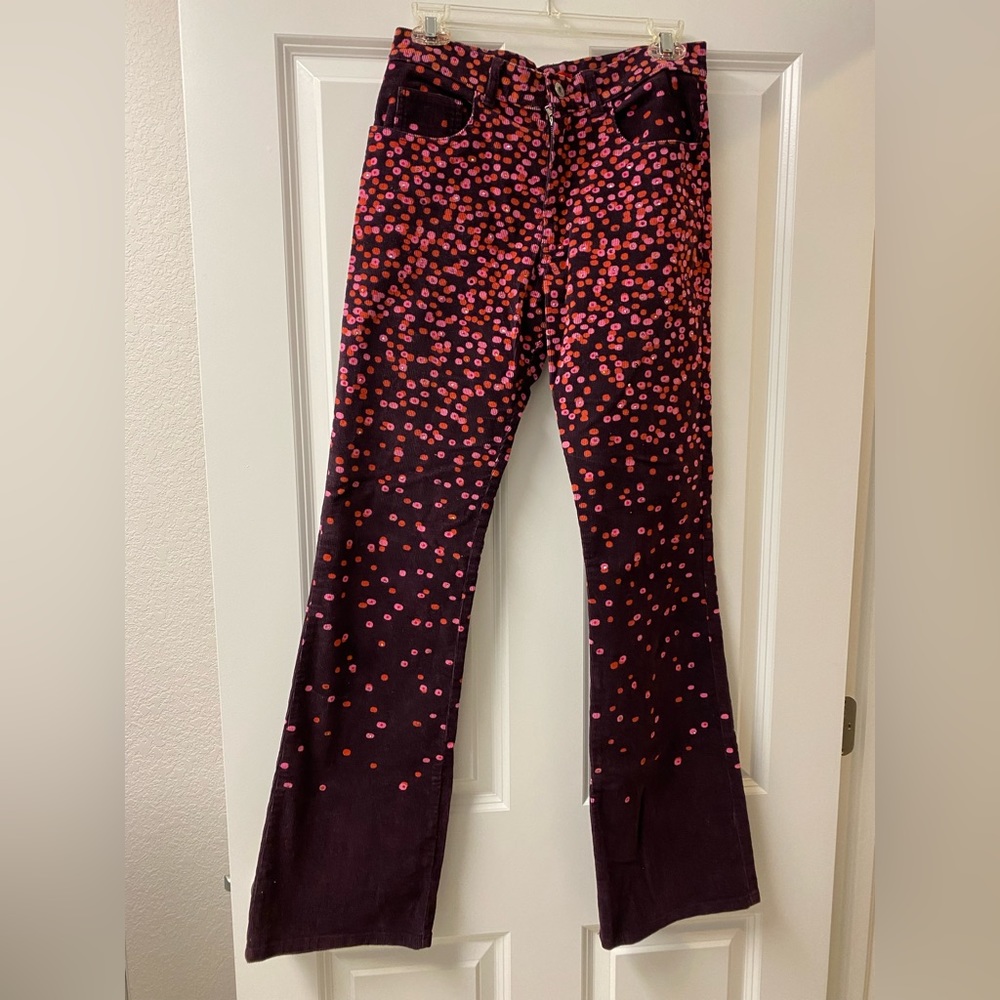 Corduroy pants.